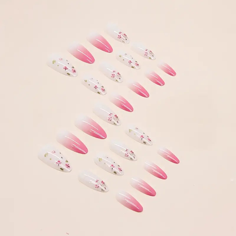 Pinkish Gradient Press On Nails