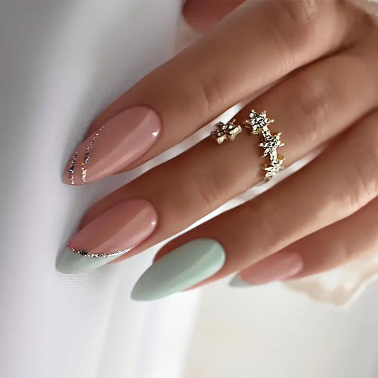 Glossy Medium Almond Nail