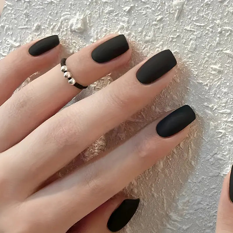 24pcs Short Square Matte Nails