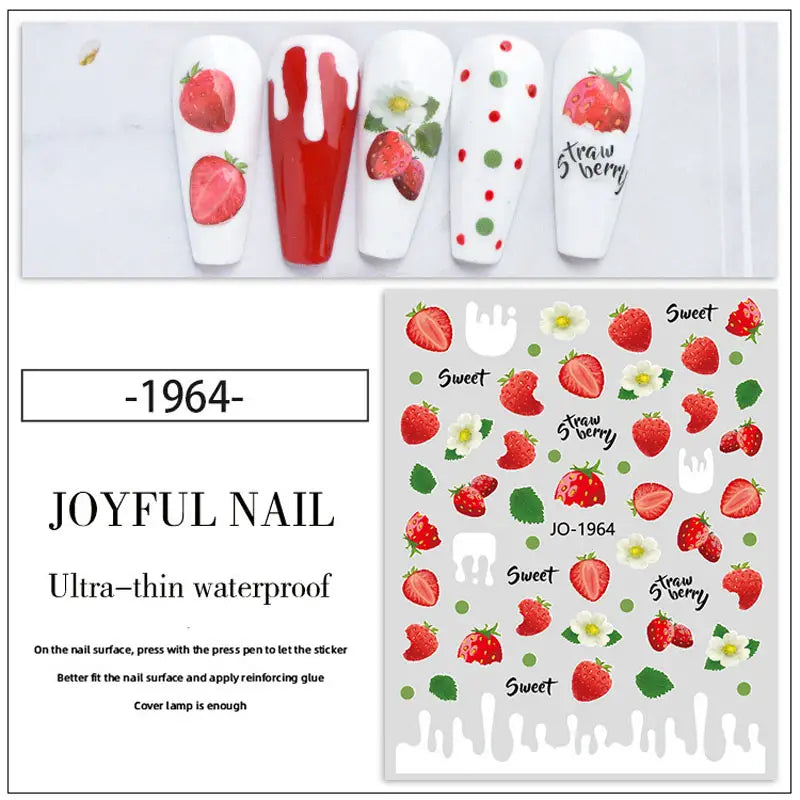 Summer Nail Art Decals