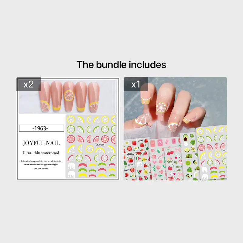 Summer Nail Art Decals