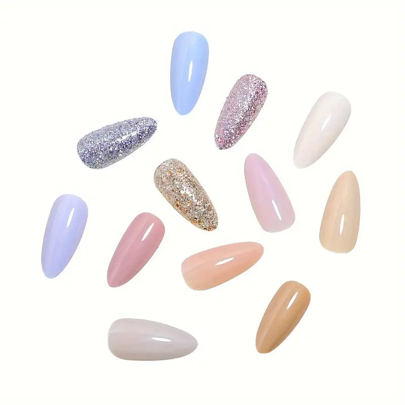 Almond Shaped Nails - 12 Colors