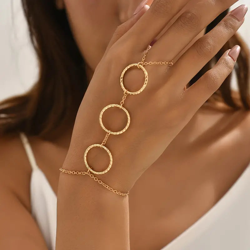 Golden Color Chain Bracelet