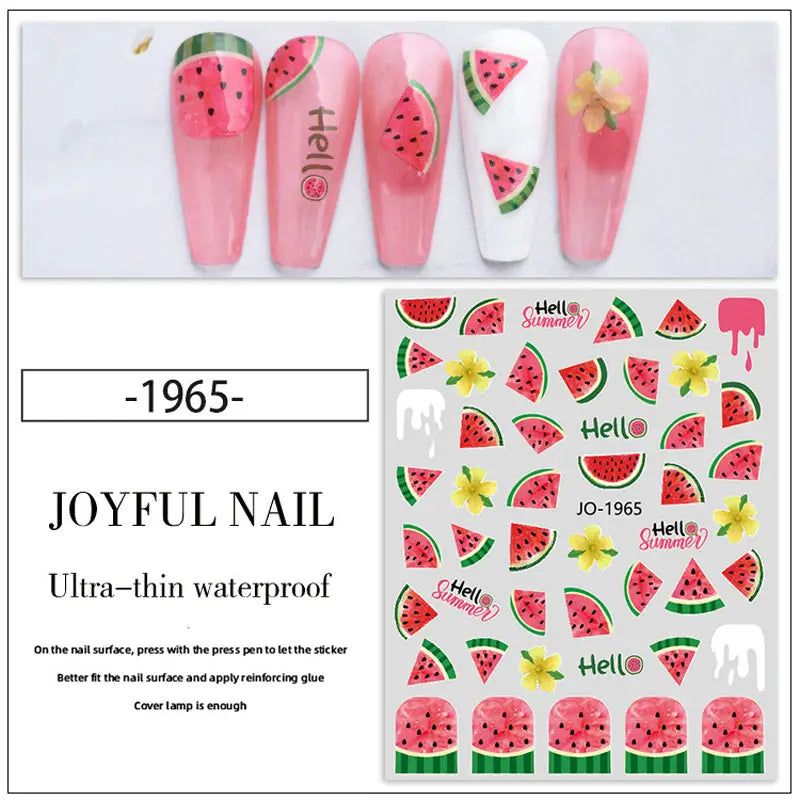 Summer Nail Art Decals