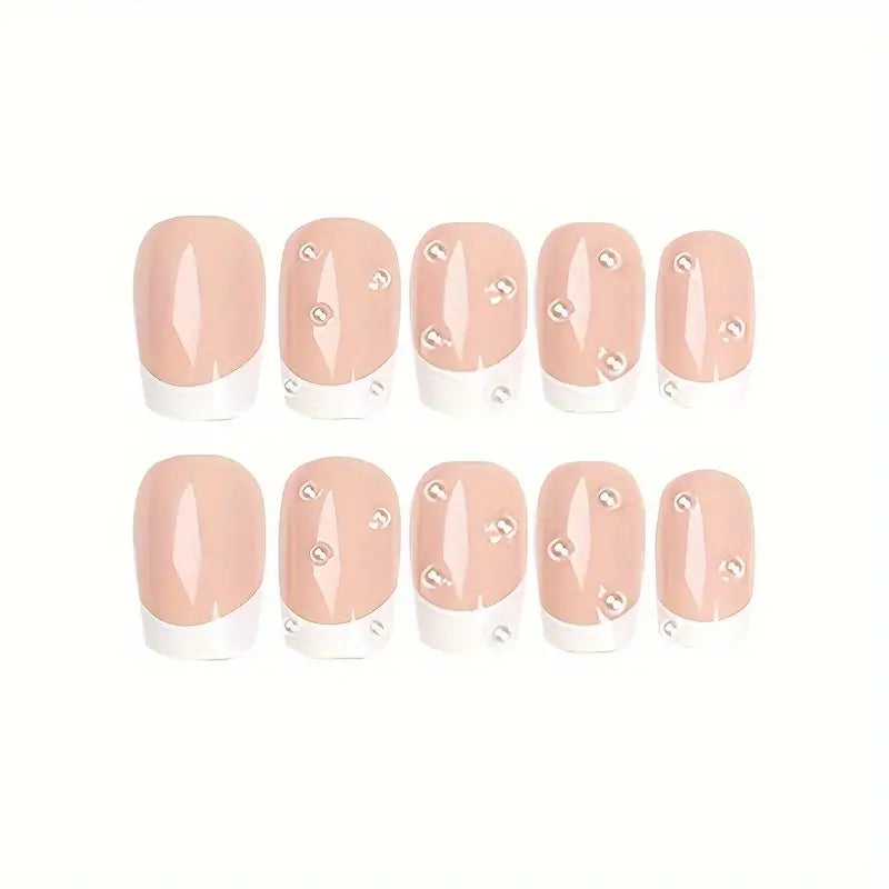 24pcs Short Ballerina Nails Set