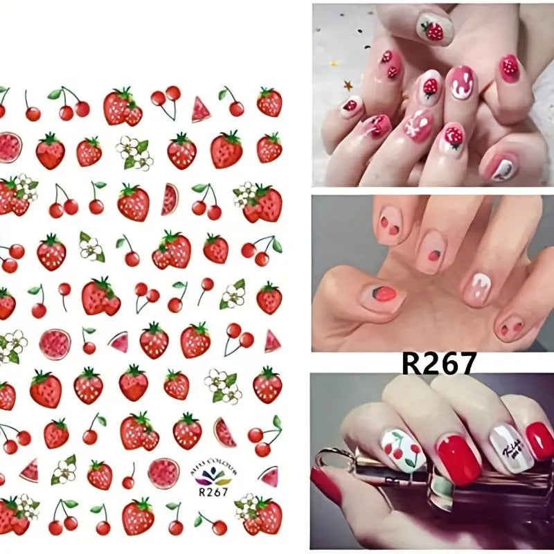 Fruit Nail Art Stickers Decal