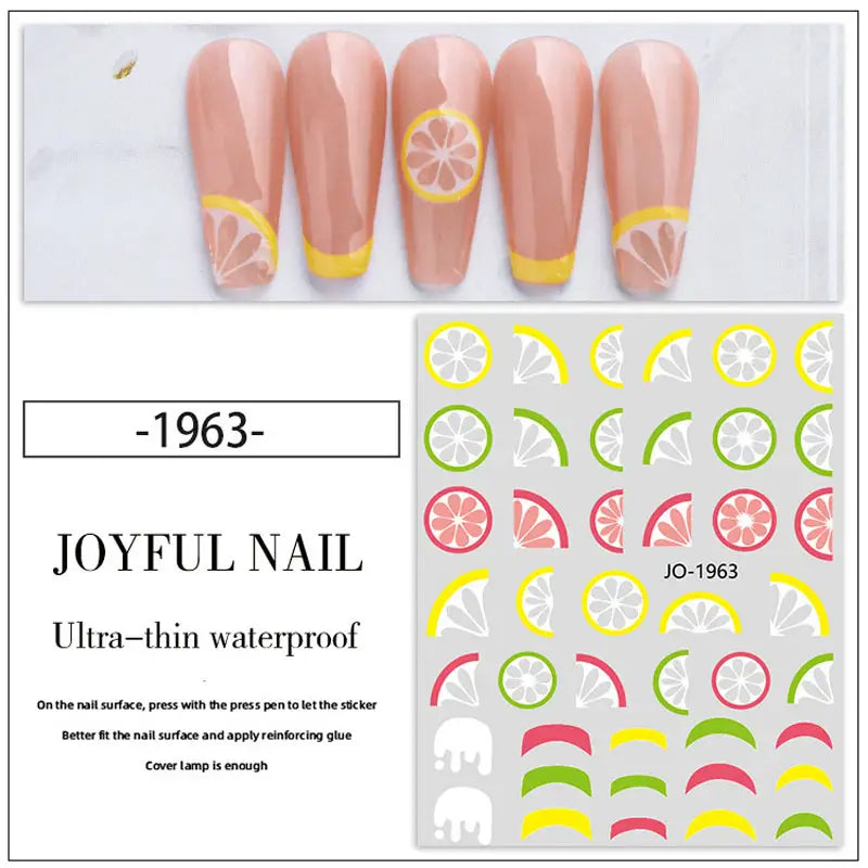 Summer Nail Art Decals