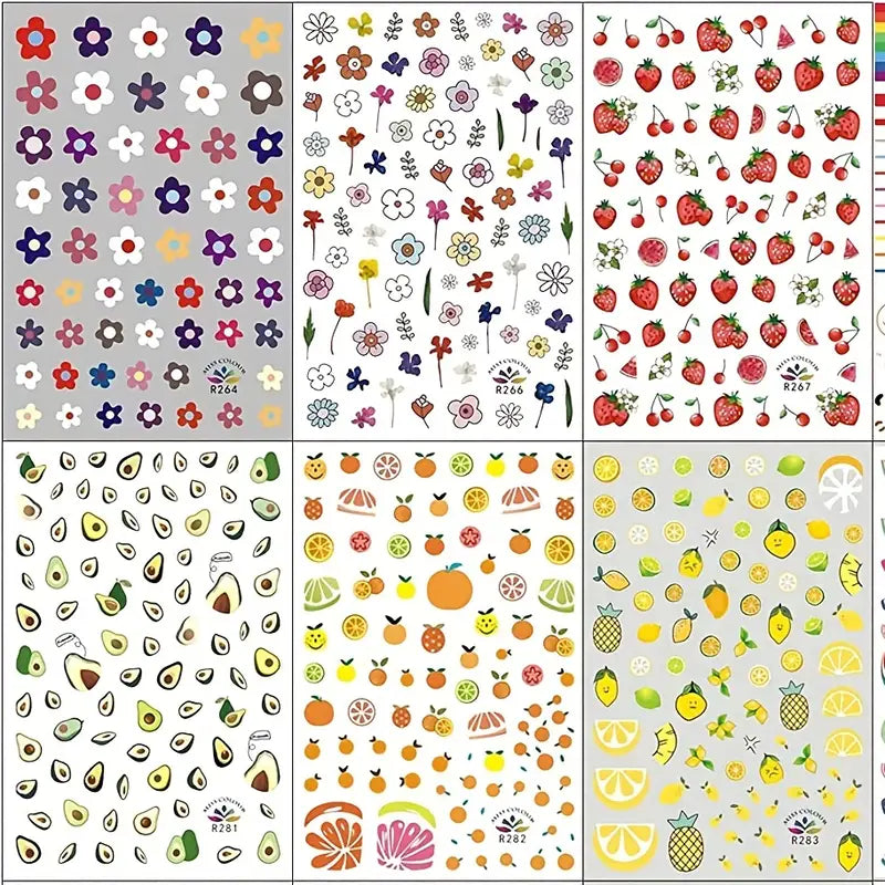 Fruit Nail Art Stickers Decal