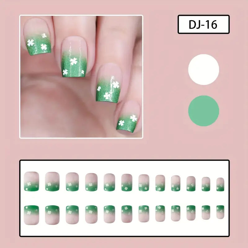 Spring green gradient Nail