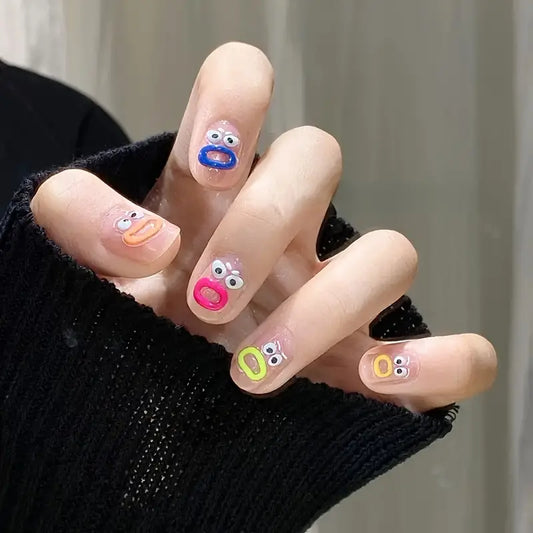 Funny Expression Nail Stickers