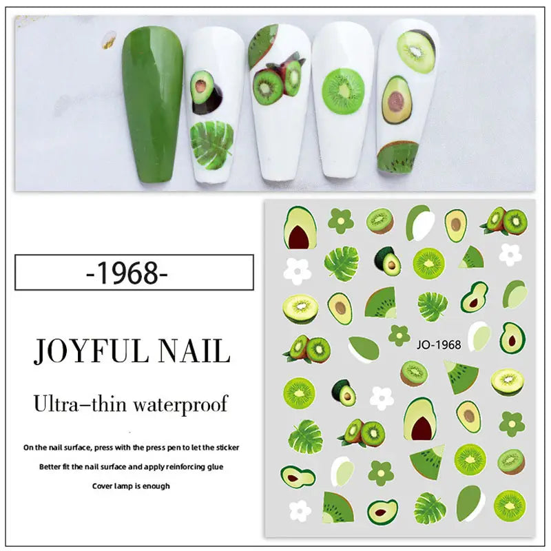 Summer Nail Art Decals