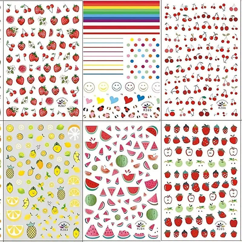 Fruit Nail Art Stickers Decal