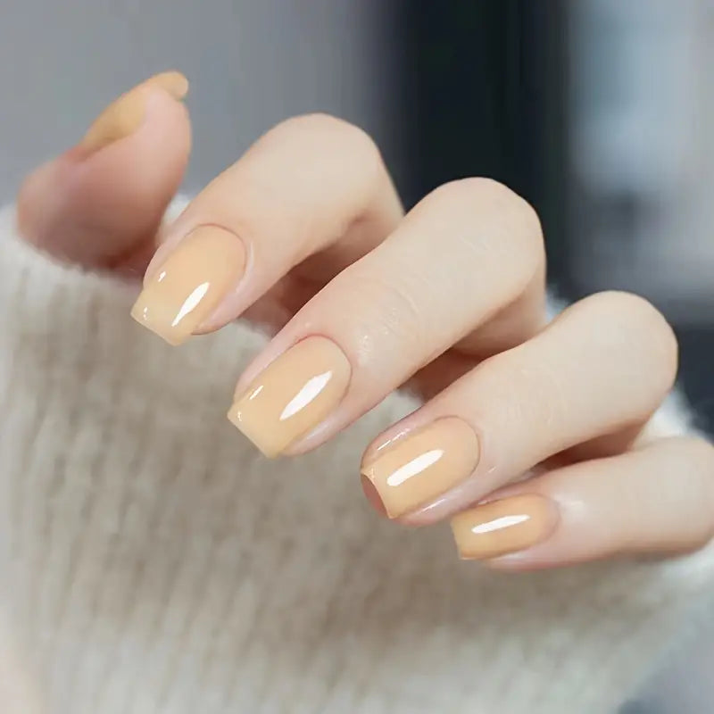 Glossy Square Nails