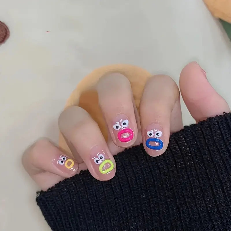 Funny Expression Nail Stickers