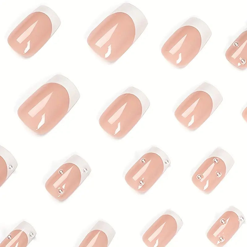 24pcs Short Ballerina Nails Set