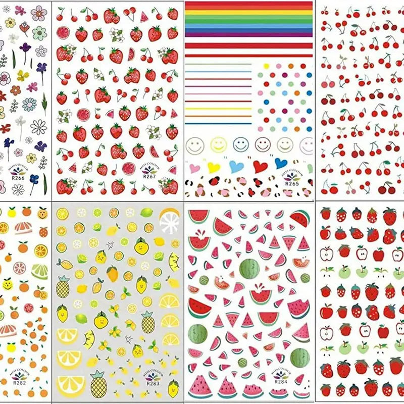 Fruit Nail Art Stickers Decal