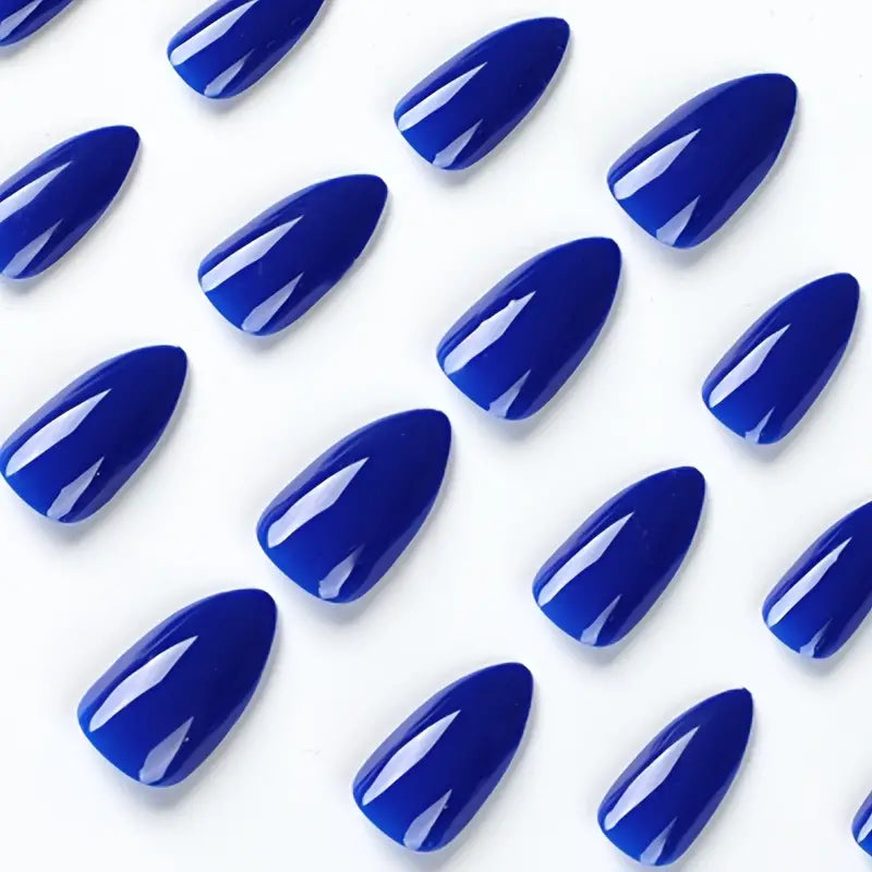 Women Klein Blue Nails