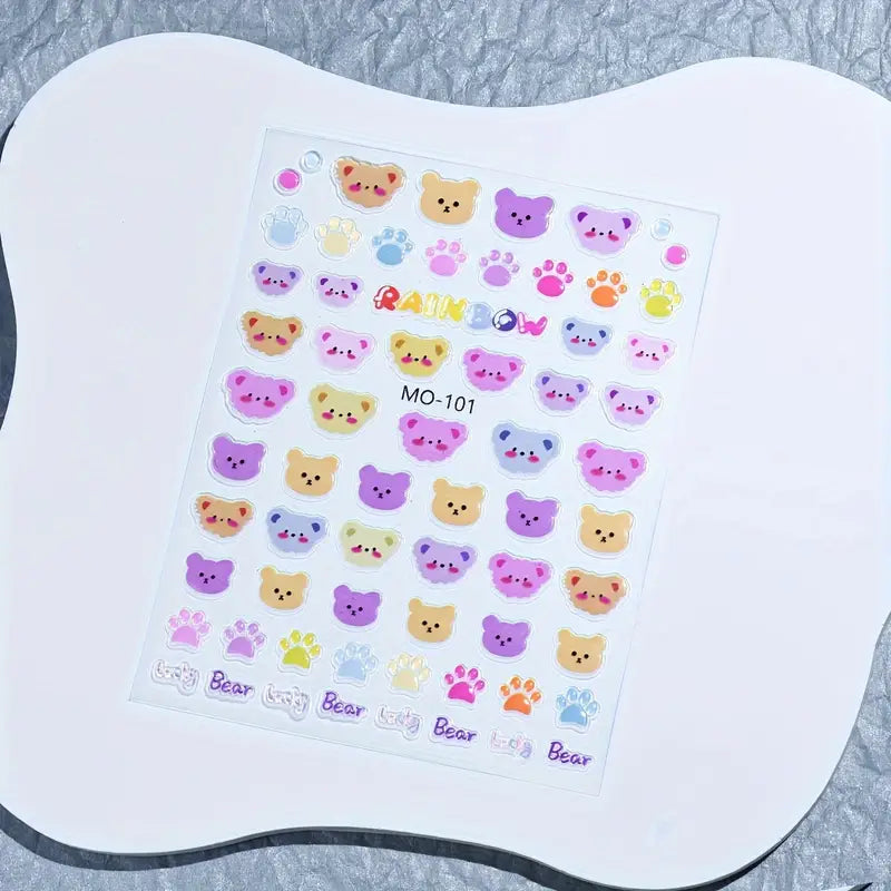 Cute Cartoon Nail Art Stickers