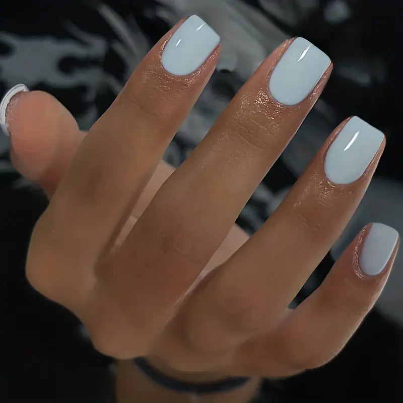 Light Blue Pure Nails