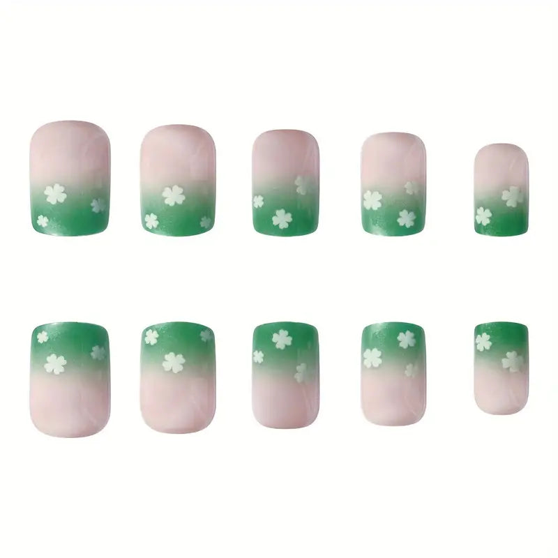 Spring green gradient Nail