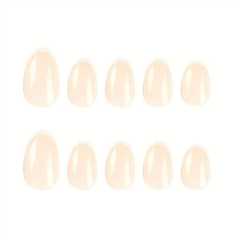 White French Tip Press On Nails