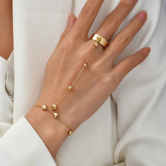 Finger Ring Bracelet