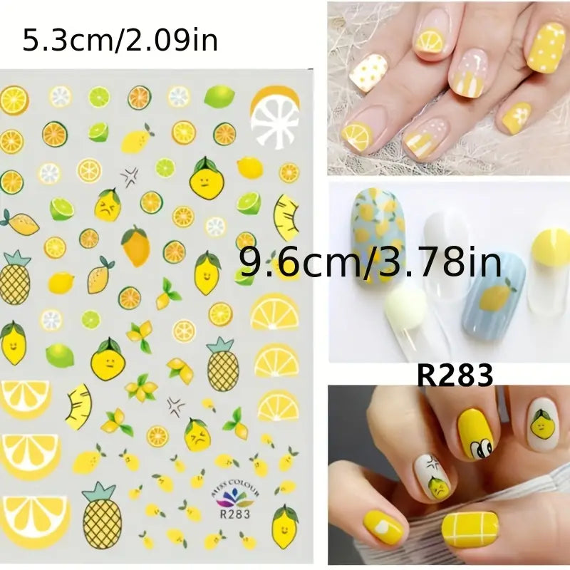 Fruit Nail Art Stickers Decal