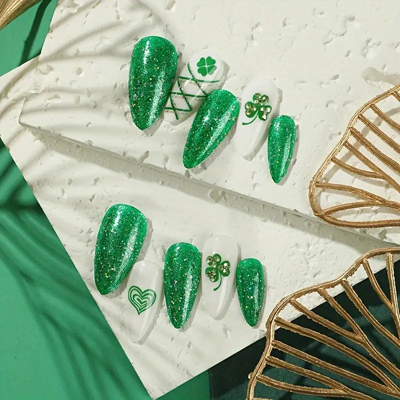 St. Patrick's Day Press On Nails