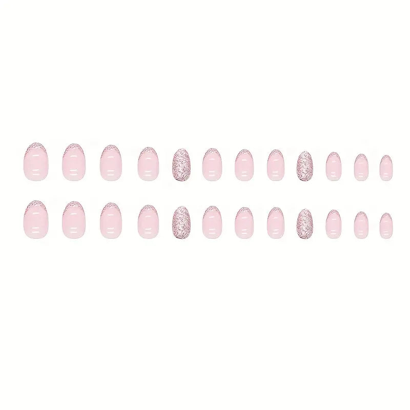 Almond Shaped French Style Nails