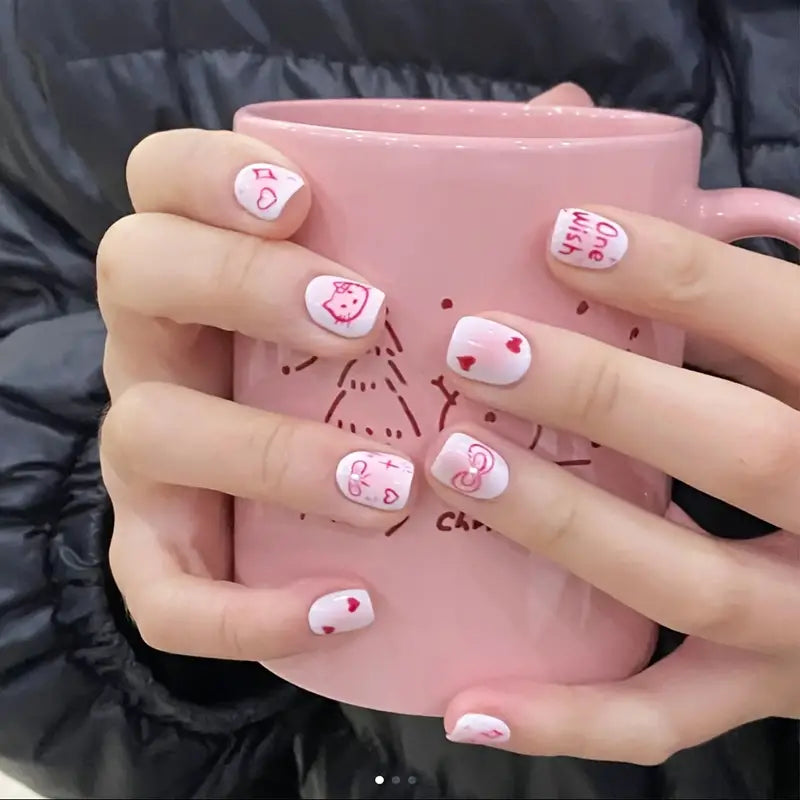 Cute Series Patterned Nails