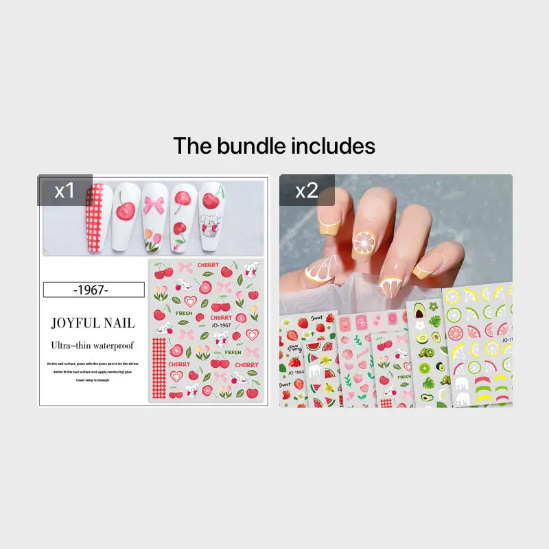 Summer Nail Art Decals